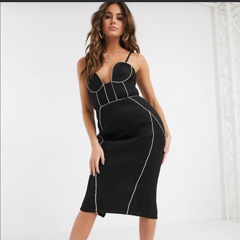 sporty mesh cami midi dress